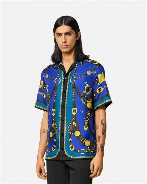 versace replica silk shirt|versace silk shirt price.